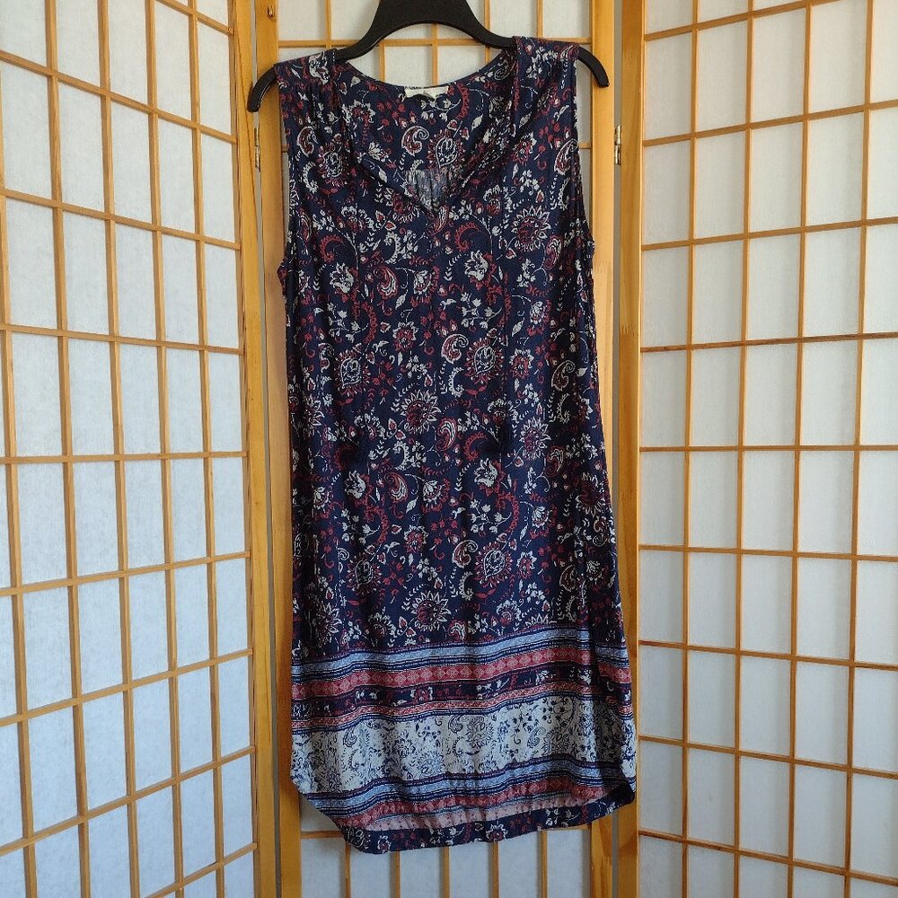 BeachLunchLounge Navy Blue Sleeveless Dress